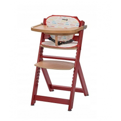 Safety 1st Timba Raspbery Red jídelní židlička s polstrovaním