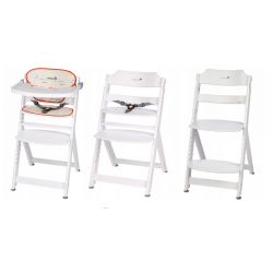 Safety 1st Timba red line/white jídelní židlička s polstrovaním