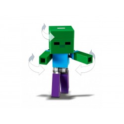 Lego Minecraft 21157 Velká figurka: Prase s malou zombie