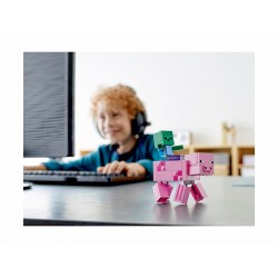 Lego Minecraft 21157 Velká figurka: Prase s malou zombie