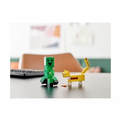 Lego Minecraft 21156 Velká figurka: Creeper a Ocelot