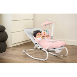 Kinderkraft Felio Kojenecké lehátko Light Pink