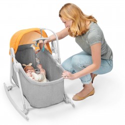 Kinderkraft Unimo Kojenecké lehátko 5v1 Stone Grey 2019
