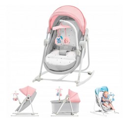Kinderkraft Unimo Kojenecké lehátko 5v1 Pink 2019