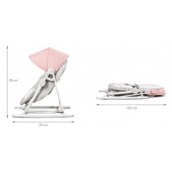 Kinderkraft Unimo Kojenecké lehátko 5v1 Pink 2019