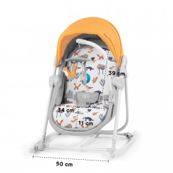 Kinderkraft Unimo Kojenecké lehátko 5v1 Light Blue 2019