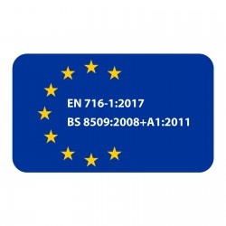 Kinderkraft Postýlka dřevěná se zábranou Mia White Kinderkraft 2020