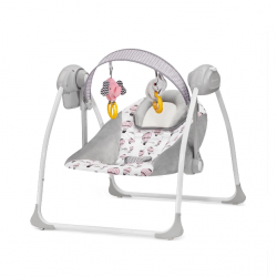 Kinderkraft houpací lehátko Flo 2v1 pink