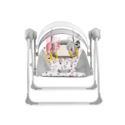 Kinderkraft houpací lehátko Flo 2v1 pink