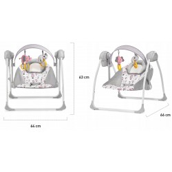 Kinderkraft houpací lehátko Flo 2v1 mint