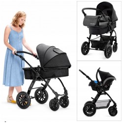 Kinderkraft Kombinovaný 3v1 Moov Black 2019