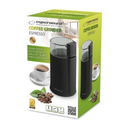 Esperanza EKC001K Espresso mlýnek na kávu černý