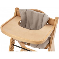 Moby Sytem Woody Natural jídelní židlička s polstrovaním
