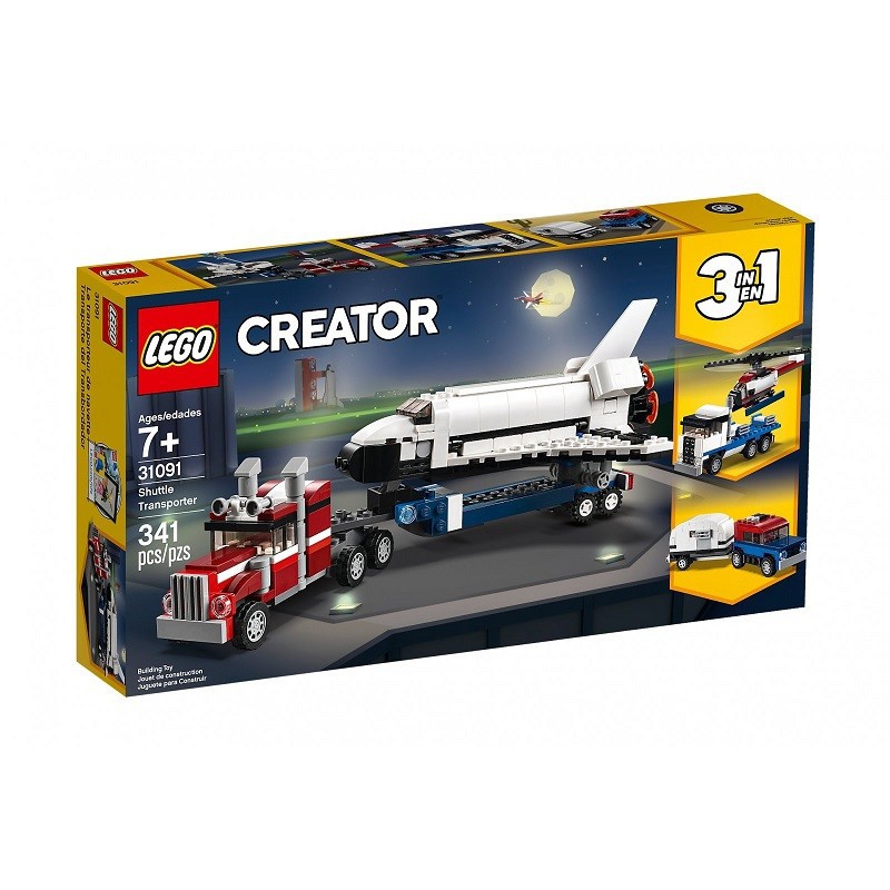 Lego Creator 31091 Přeprava raketoplánu