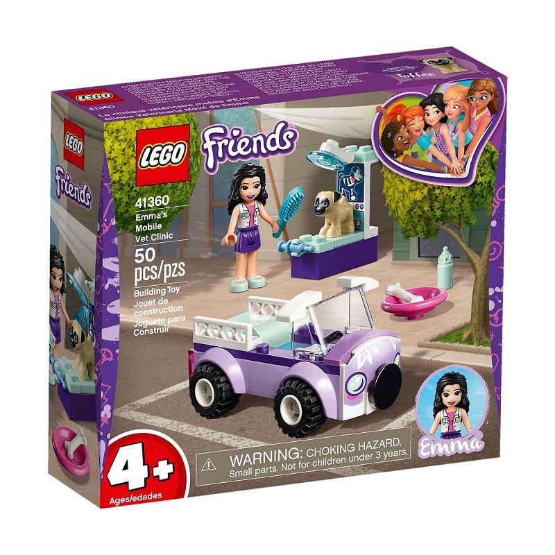Lego Friends 41360 Emma a mobilní veterinární klinika Lego Friends 41360 Emma a mobilní veterinární klinika