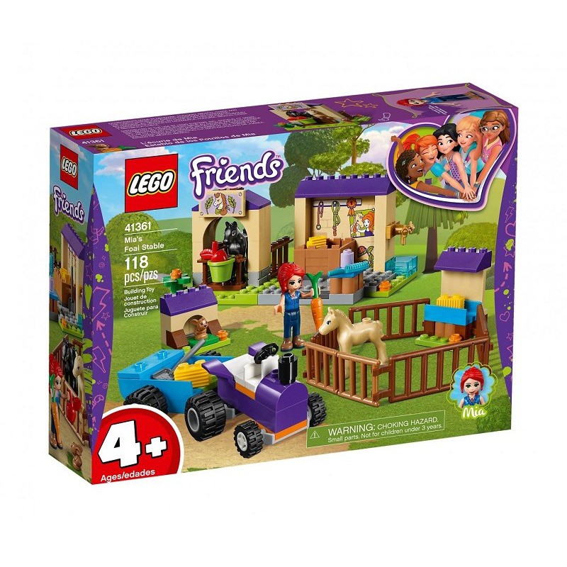 Lego Friends 41361 Mia a stáj pro hříbata Lego Friends 41361 Mia a stáj pro hříbata