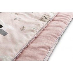 Sensillo dětské povlečení bavlna-mušelín růžové