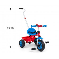 Milly Mally Turbo Cool Red dětská tříkolka