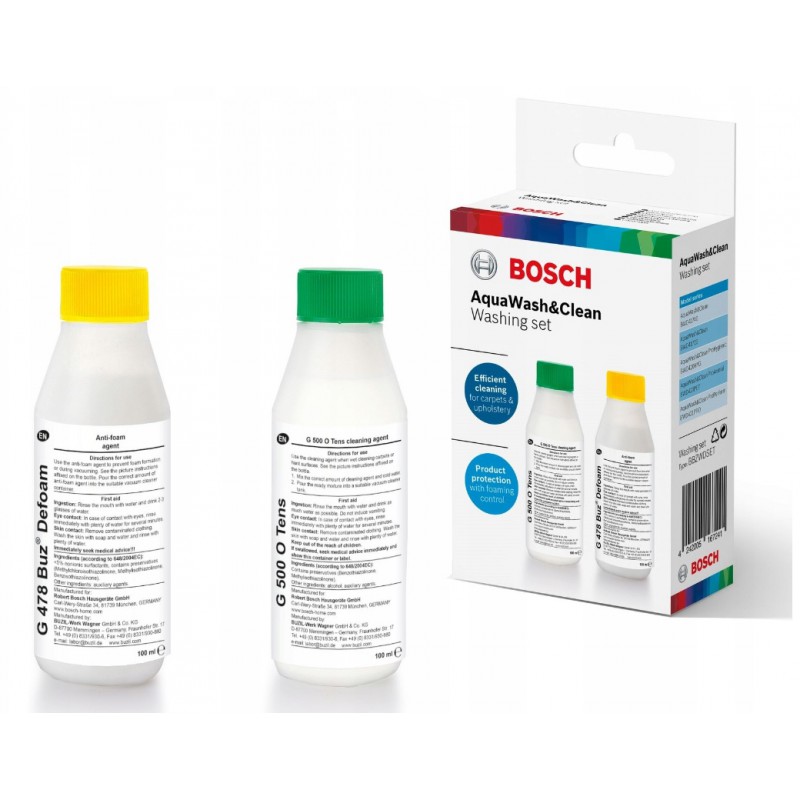 Bosch BBZWDSET Neutralizátor pěny a čistič koberů pro vysavače Zelmer a Bosch 2 x 100 ml