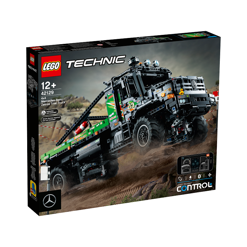 LEGO Technic 42129 Truck trialový vůz Mercedes-Benz Zetros 4x4