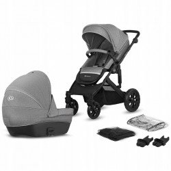 Kočárek Kinderkraft Prime Lite Grey 2v1