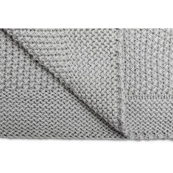 Sensillo Pletená bavlněná deka 100x80 šedá