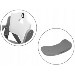 Jídelní židlička LIONELO Floris GREY STONE