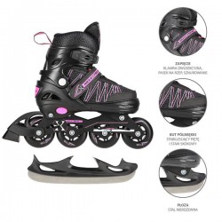 Nils NH11912 S(31-34) 2v1 BLACK/PINK
