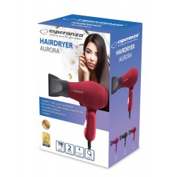 Esperanza fén AURORA  EBH003R RED