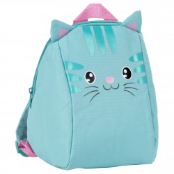 KIDWELL předškolní batoh kočka modrá