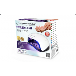 Esperanza  lampa na gelové nehty EBN005 Amethyst UV LED