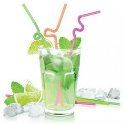 Tescoma Slámky myDRINK, dlouhé kolínko, 40 ks