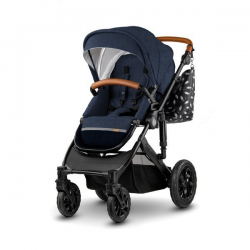 Kinderkraft kombinovaný kočárek PRIME 2V1 Mommy Bag DEEP NAVY