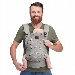 Kinderkraft Nosič MILO šedé