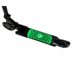 QPlay Koloběžka Honeycomb Scooter LED zelená