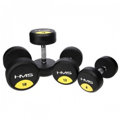 HMS Pogumovaná ruční činka HG Pro 12kg
