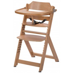 BBC Jídelní židlička TIMBA natural wood