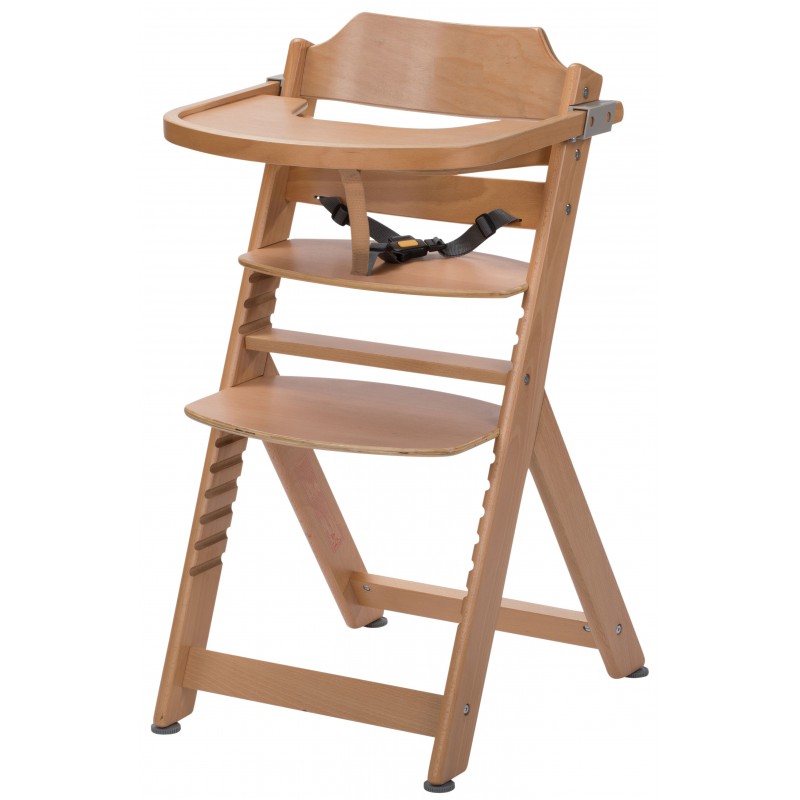 BBC Jídelní židlička TIMBA natural wood