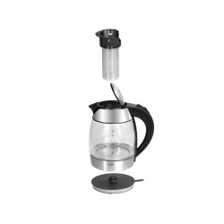Lafe Rychlovarná konvice CEG006 skleněná INOX 1.8l