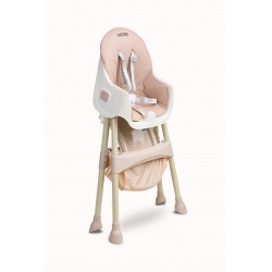 Caretero Jídelní židlička BILL 2v1 růžová