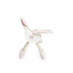 Caretero Jídelní židlička BILL 2v1 růžová