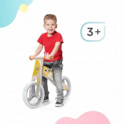 Kinderkraft Dětské běžecké kolo RUNNER natural grey
