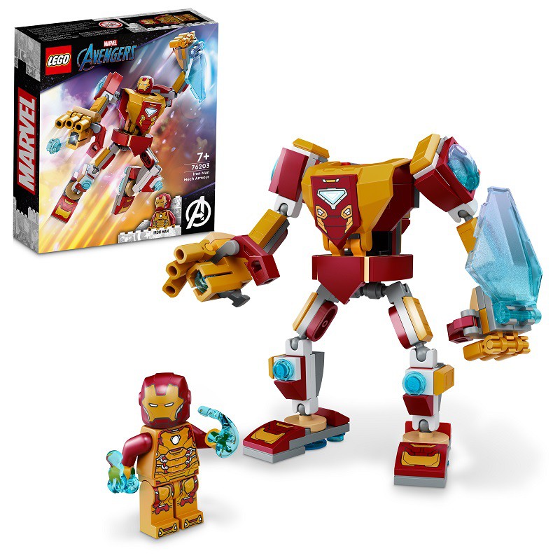 Lego Super Heroes 76203 Iron Manovo robotické brnění