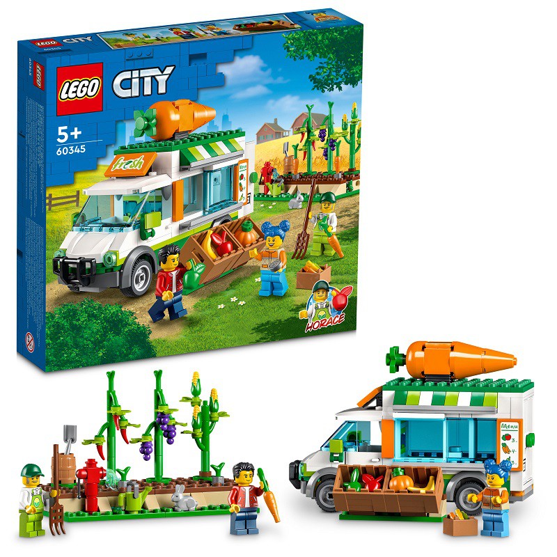 LEGO City 60345 Dodávka na farmářském trhu