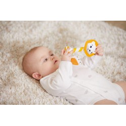 Tiny Love Chrastítko a kousátko smart lev Leonardo žlutá