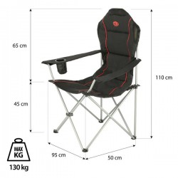 Nils Skládací křeslo NC3080 černé