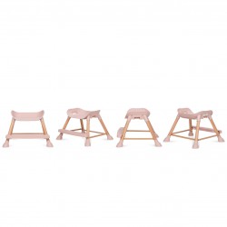 Kidwell Jídelní židlička EATAN wood pink