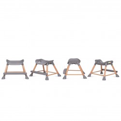 Kidwell Jídelní židlička EATAN wood grey