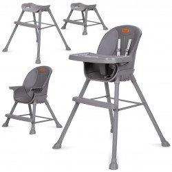 Kidwell Jídelní židlička EATAN grey