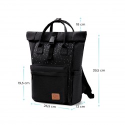 Kinderkraft taška/batoh Moonpack Confetti BLACK